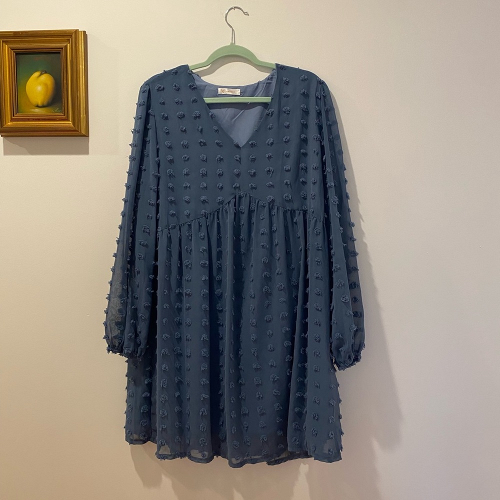 Kirundo Blue Detail Tunic Dress